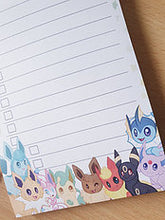 Load image into Gallery viewer, Eeveelutions List Pad
