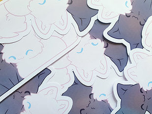 Cat Couple Sticker
