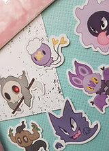 Load image into Gallery viewer, Ghost P o k e Small Sticker Pack

