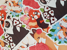 Load image into Gallery viewer, Panda Bear / Fox / Fish / Red Panda / Sticker
