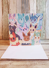 Load image into Gallery viewer, Eeveelution Greeting Card
