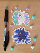 Load image into Gallery viewer, Celestia Luna Pony Stickers

