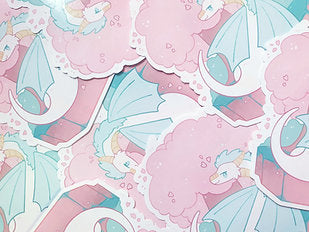 Sakura Tree / Dragon Sticker