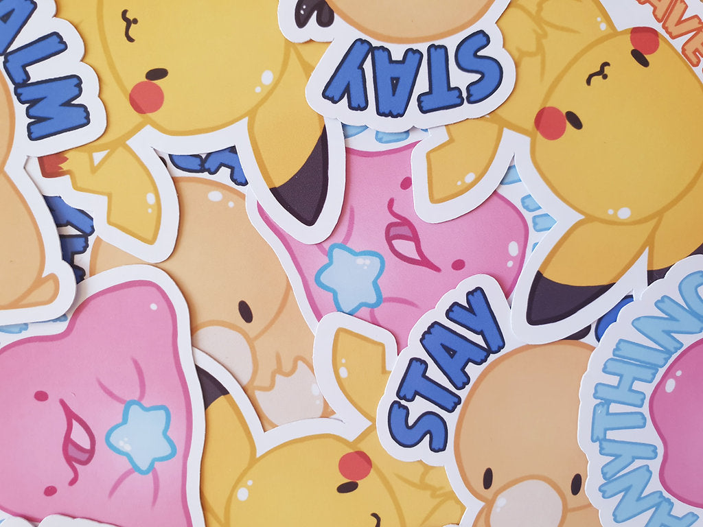 P o k e quote Stickers