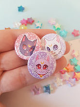 Load image into Gallery viewer, Sailor Moon Cats Badges
