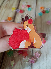 Load image into Gallery viewer, Fox Clear 2in Acrylic Charm

