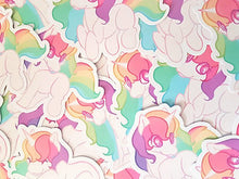 Load image into Gallery viewer, Unicorn Rainbow Sticker Set

