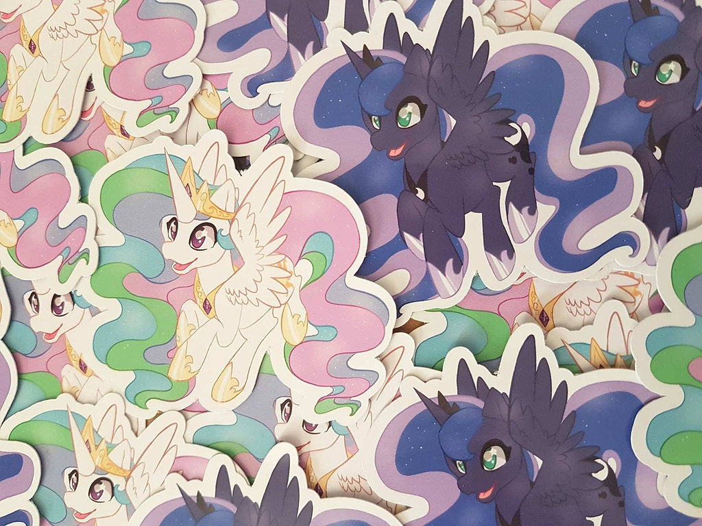 Celestia Luna Pony Stickers