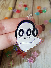 Load image into Gallery viewer, Napstablook Clear 2in Acrylic Charm
