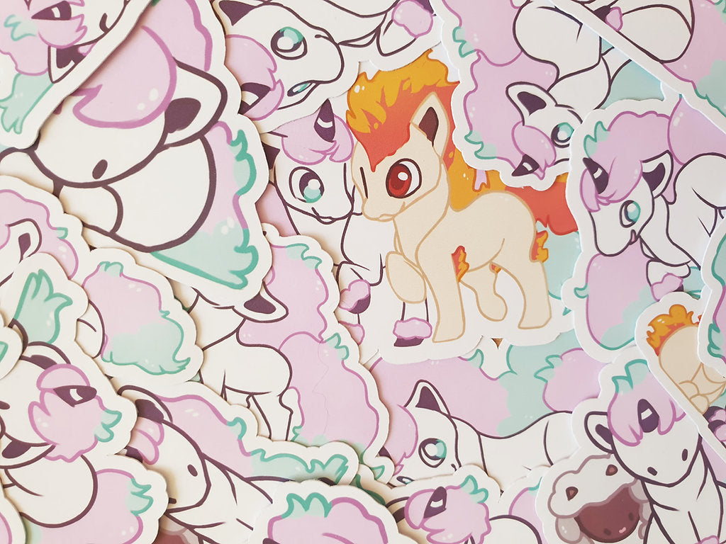Ponyta Galarian Sticker Pack